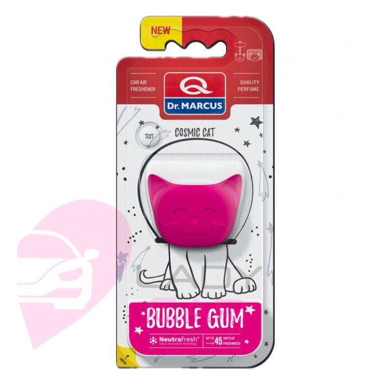 Ароматизатор на зеркало Dr. Marcus "COSMIC CAT" bubble gum
