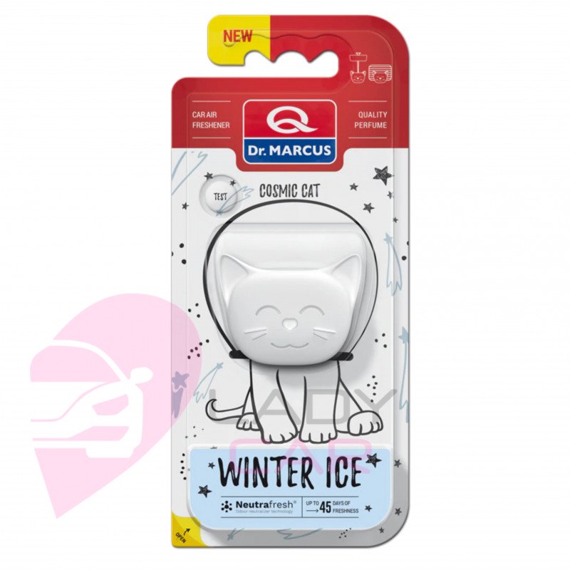Ароматизатор на зеркало Dr. Marcus "COSMIC CAT" winter ice