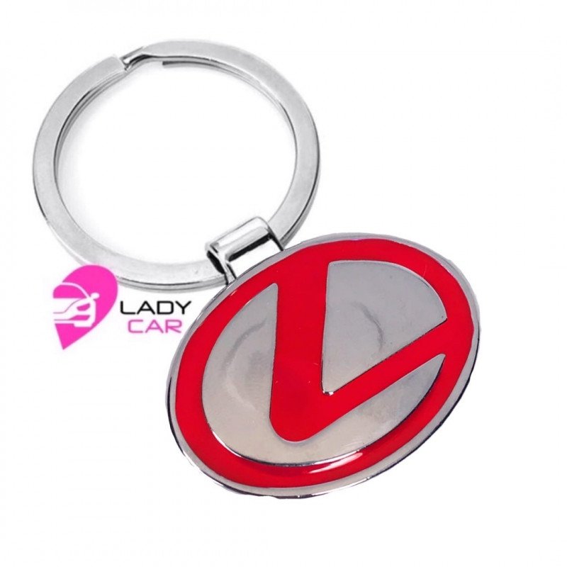 Хромированный брелок "Lexus"