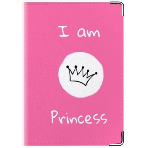 Обложка на автодокументы "I am princess"