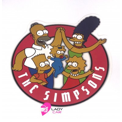 Наклейка на кузов "The simpsons"