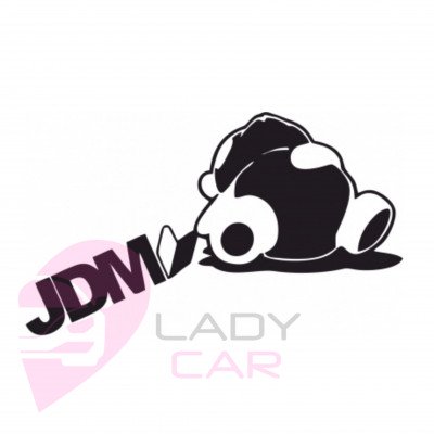 Наклейка на авто "JDM" 