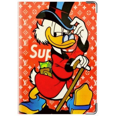 Обложка на автодокументы "Supreme"