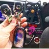 Чехол на smart ключ "Honda " черный