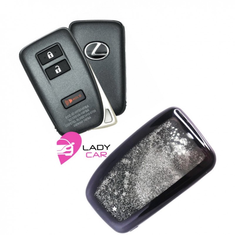 Чехол на smart ключ "Lexus" черный
