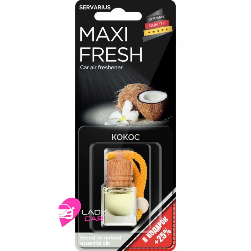 Ароматизатор в бутылочке MAXI FRESH "Кокос"