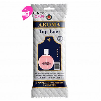 Парфюмированные влажные салфетки Aroma Top Line "Chanel Chance"