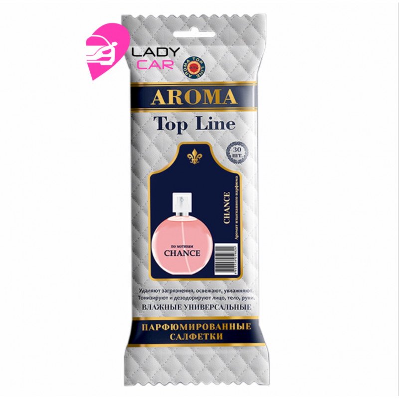 Парфюмированные влажные салфетки Aroma Top Line "Chanel Chance"